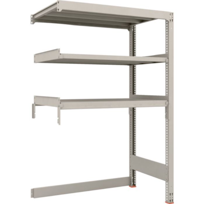 TRUSCO スチールラック M3型中量棚 下段開放型 H1800XW1200XD721 3段 連結(Tcode:1947828)