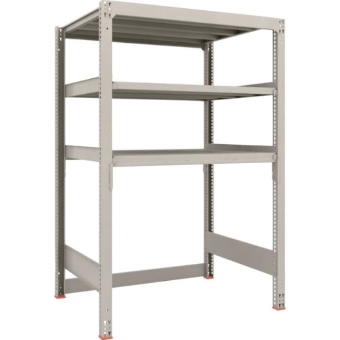 TRUSCO スチールラック M3型中量棚 下段開放型 H1800XW1200XD921 3段 単体(Tcode:1947829)