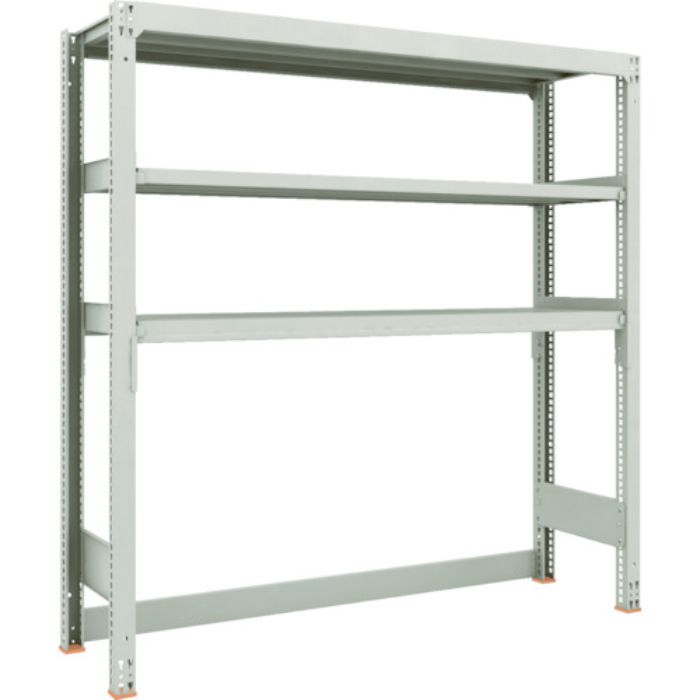 TRUSCO スチールラック M3型中量棚 下段開放型 W1500XD471XH1800 3段 単体(Tcode:1164192)