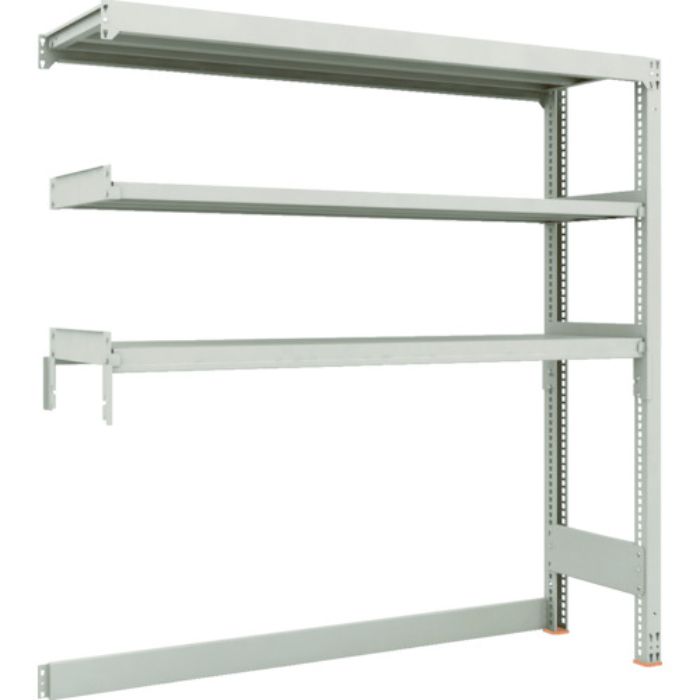 TRUSCO スチールラック M3型中量棚 下段開放型 W1500XD471XH1800 3段 連結(Tcode:1164202)