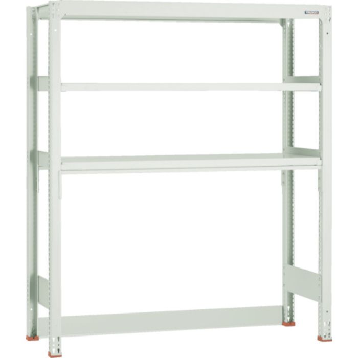 TRUSCO スチールラック M3型中量棚 下段開放型 W1500XD571XH1800 3段 単体(Tcode:1164193)