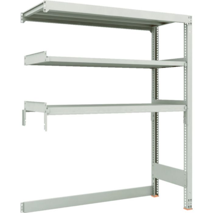 TRUSCO スチールラック M3型中量棚 下段開放型 W1500XD571XH1800 3段 連結(Tcode:1164203)