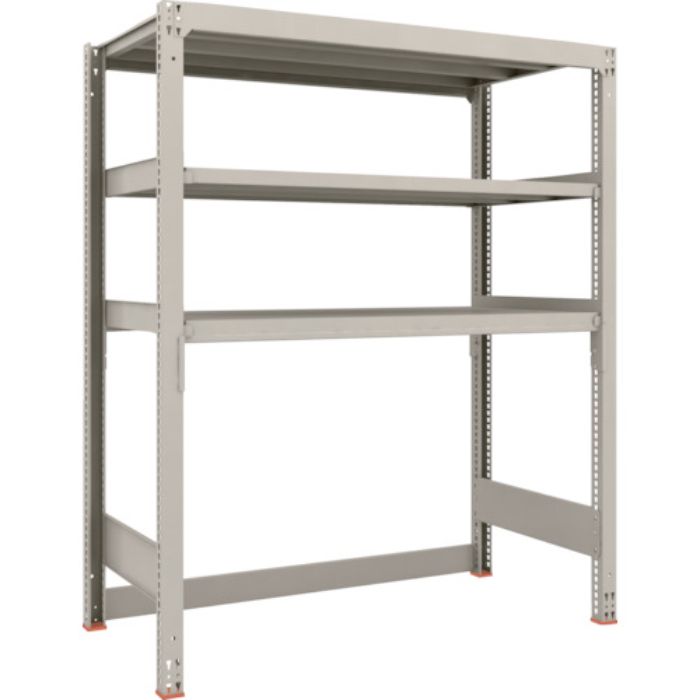 TRUSCO スチールラック M3型中量棚 下段開放型 H1800XW1500XD721 3段 単体(Tcode:1947831)