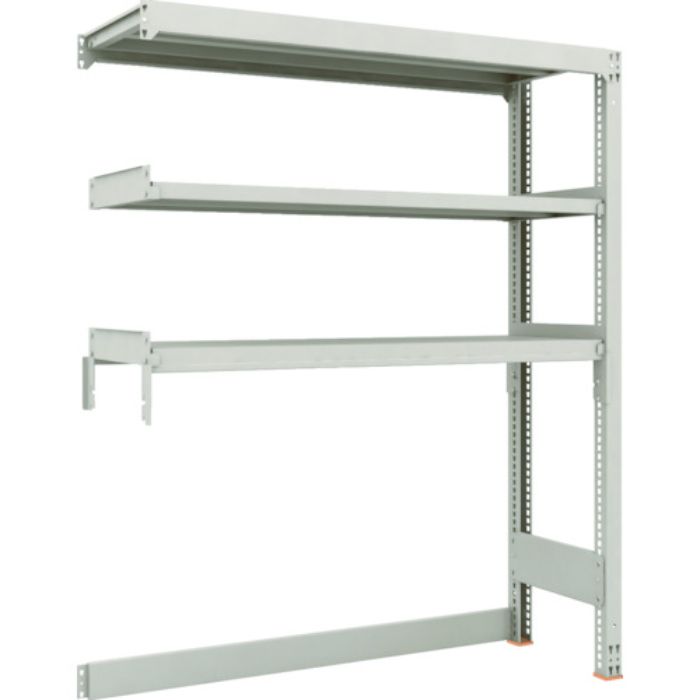 TRUSCO スチールラック M3型中量棚 下段開放型 W1800XD471XH1800 3段 連結(Tcode:1164204)