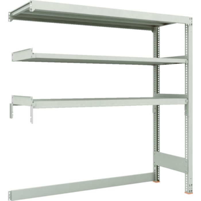 TRUSCO スチールラック M3型中量棚 下段開放型 W1800XD571XH1800 3段 連結(Tcode:1164205)