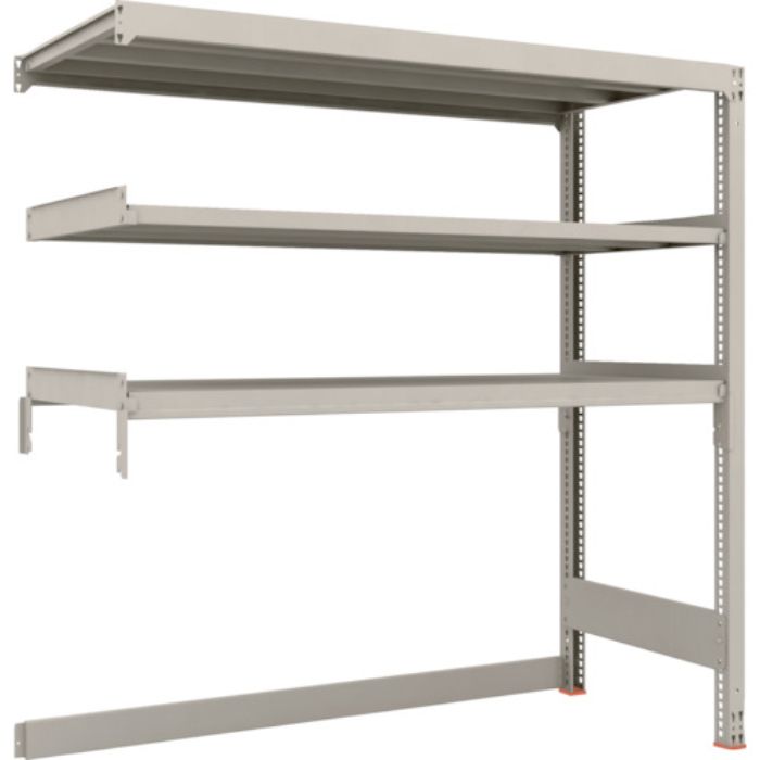 TRUSCO スチールラック M3型中量棚 下段開放型 H1800XW1800XD721 3段 連結(Tcode:1947836)