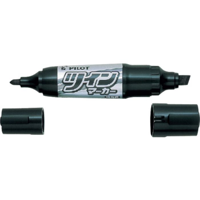 パイロット 油性マーカー ツインマーカー 細・太 ブラック(Tcode:3699815)