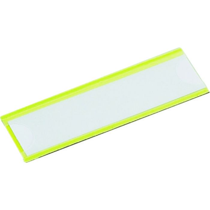 TRUSCO マグネット式見出しプレート 25X110 黄 10枚入(Tcode:3445178)