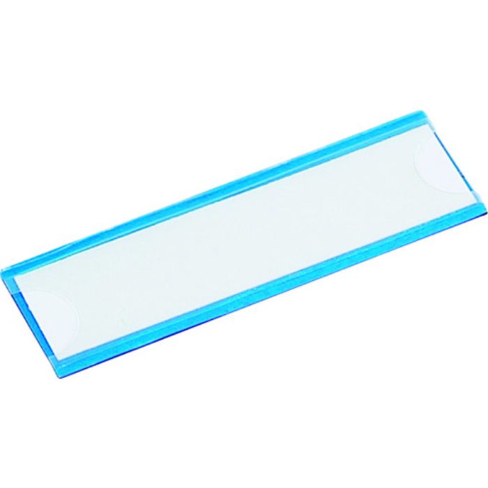 TRUSCO マグネット式見出しプレート 25X80 青 10枚入(Tcode:3445186)