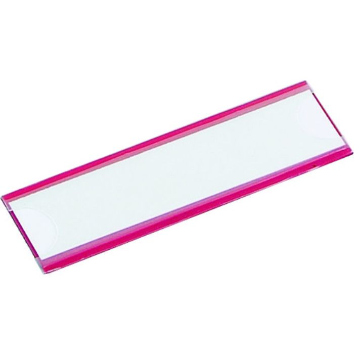 TRUSCO マグネット式見出しプレート 25X80 赤 10枚入(Tcode:3445194)