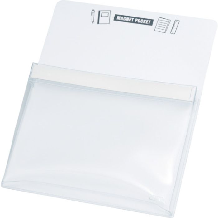 TRUSCO マグネットポケットB5用 白(Tcode:4144597)