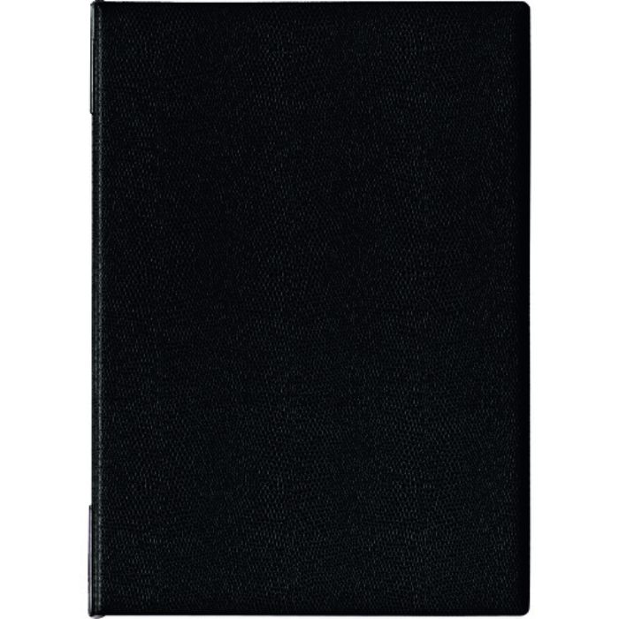 OP メニューファイル レザー調 A4 4頁 黒(Tcode:1071187)