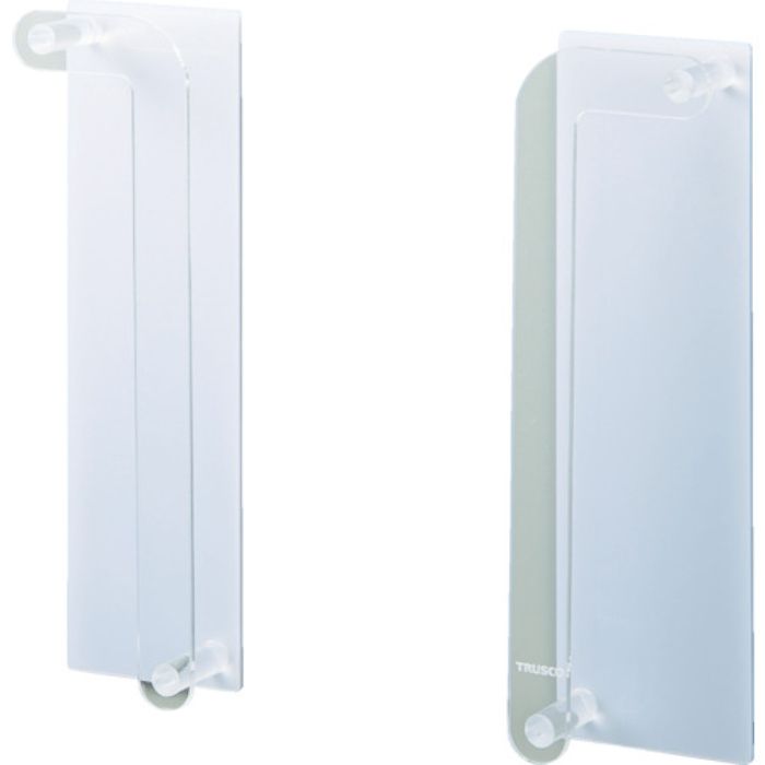 TRUSCO マグネットパンフレットホルダー2個組 A4縦 アール型(Tcode:4821173)