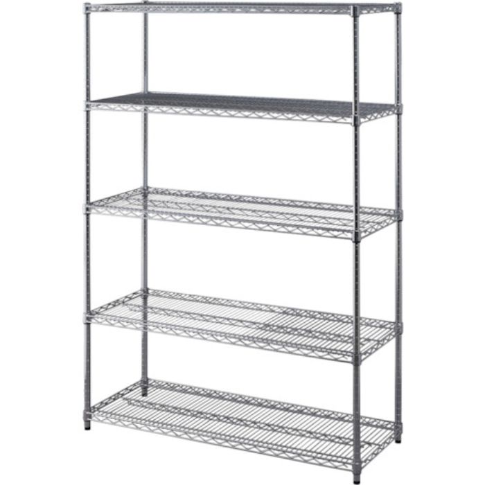 IRIS 106494 メタルラック[[R下]] 高耐荷重棚板セット品 MRー1218JK シルバー(Tcode:2574752)