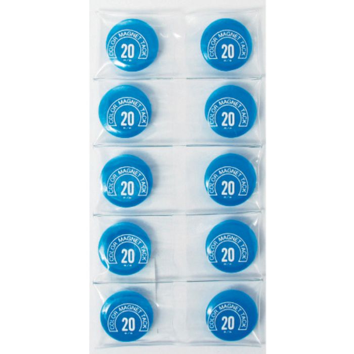 ミツヤ カラーマグネット丸型#20 青     (Tcode:3589858)