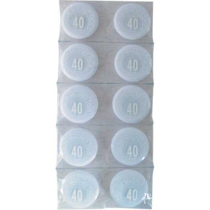 ミツヤ カラーマグネット丸型#40 白     (Tcode:3564783)