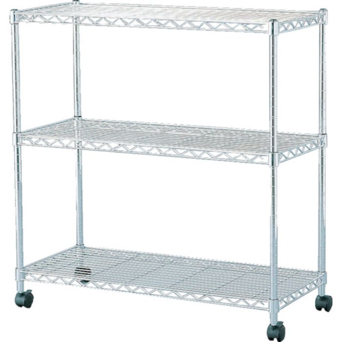 IRIS 104980 スチールラック メタルミニ(キャスター付)800×350×830(Tcode:3285278)