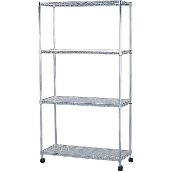 IRIS 104982 スチールラック メタルミニ(キャスター付)800×350×1490(Tcode:3317781)