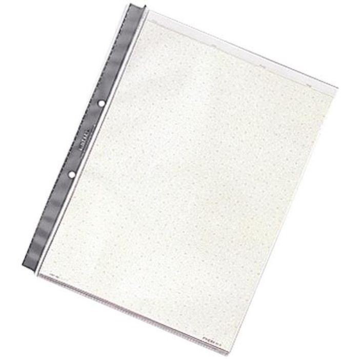 リヒト クリヤーポケット (10枚入り) グレー A4-2穴(Tcode:2268072)