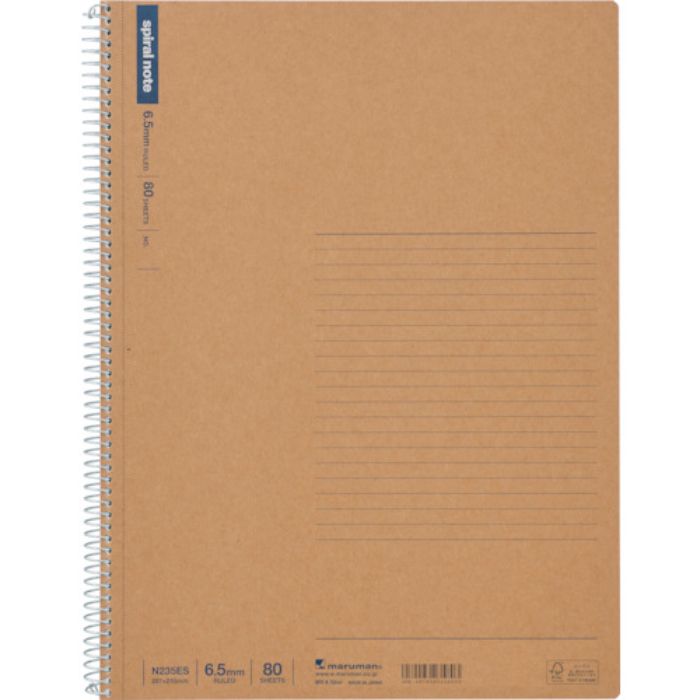 マルマン A4 スパイラルノートベーシック 横罫80枚(Tcode:2072928)