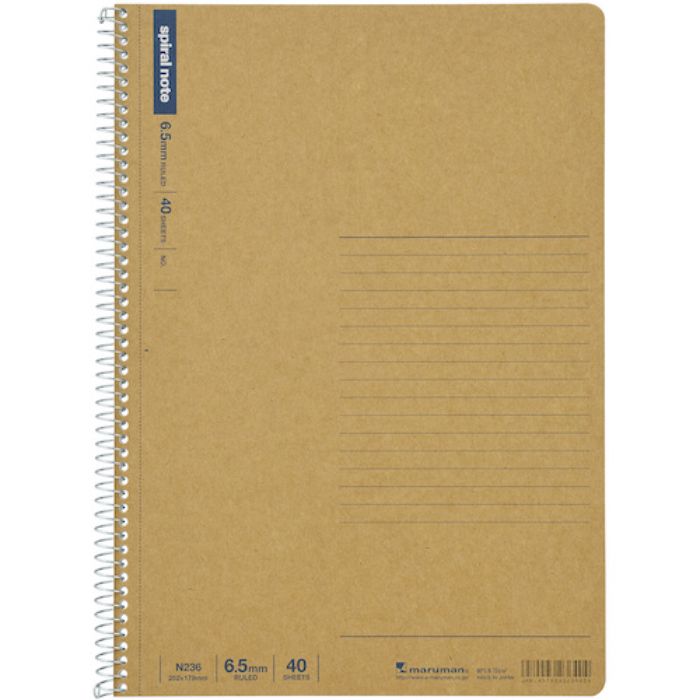 マルマン B5 スパイラルノート 横罫40枚(Tcode:4056219)