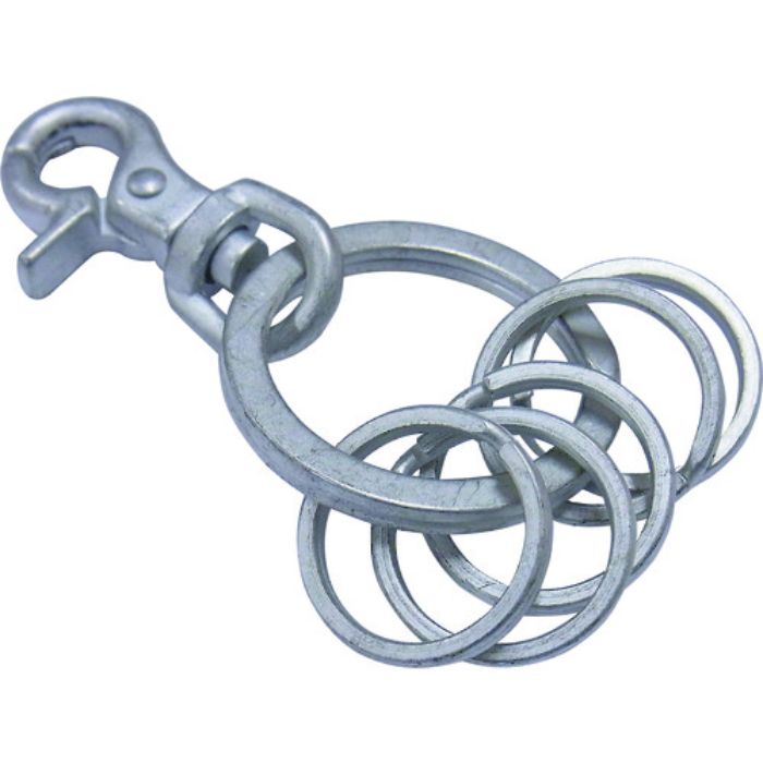 ニッサチェイン キーホルダー5連A ホワイト(Tcode:1259891)