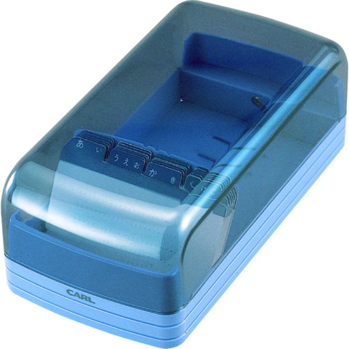 カール 名刺整理器 No.860E-B ブルー 収容枚数600枚(Tcode:8553207)