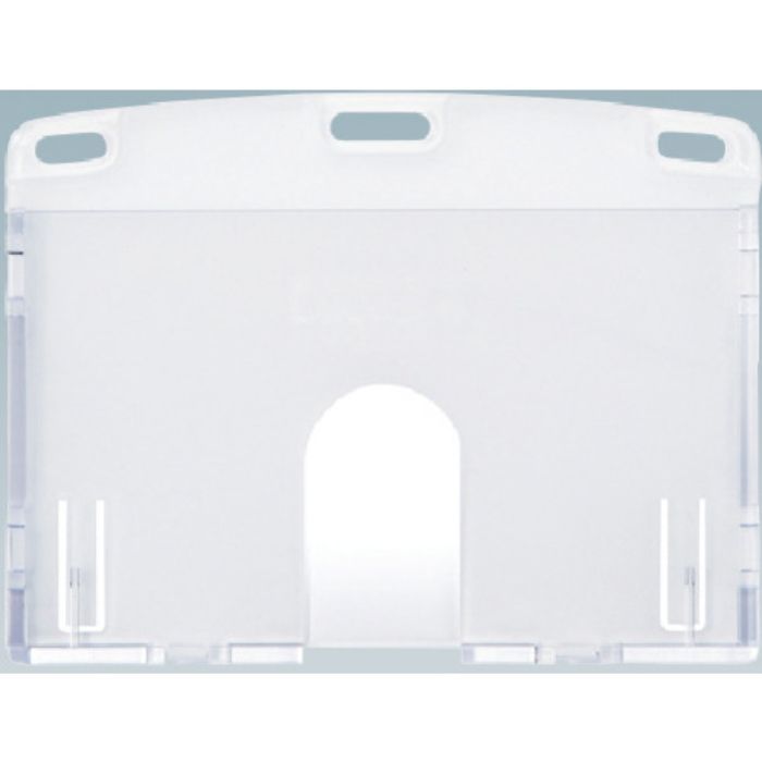 OP 名札用ケース ハードタイプ IDカード/ヨコ名刺 (10枚入)(Tcode:8576073)