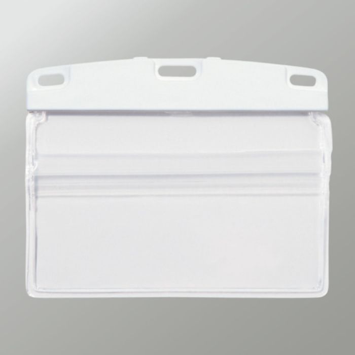 OP 名札用ケース ソフトタイプ ヨコ名刺 補強付 (10枚入)(Tcode:1132537)