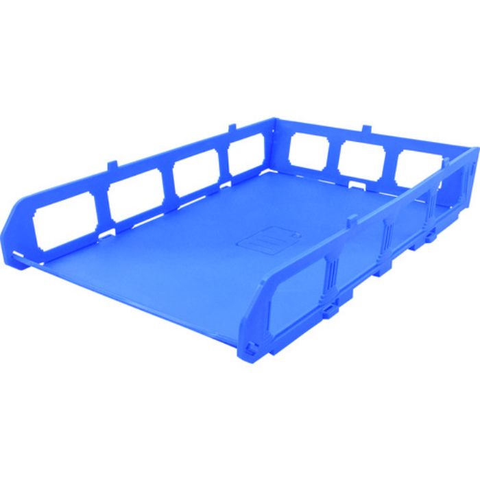 サンケー 折りたためるデスクトレー 青(Tcode:1443129)