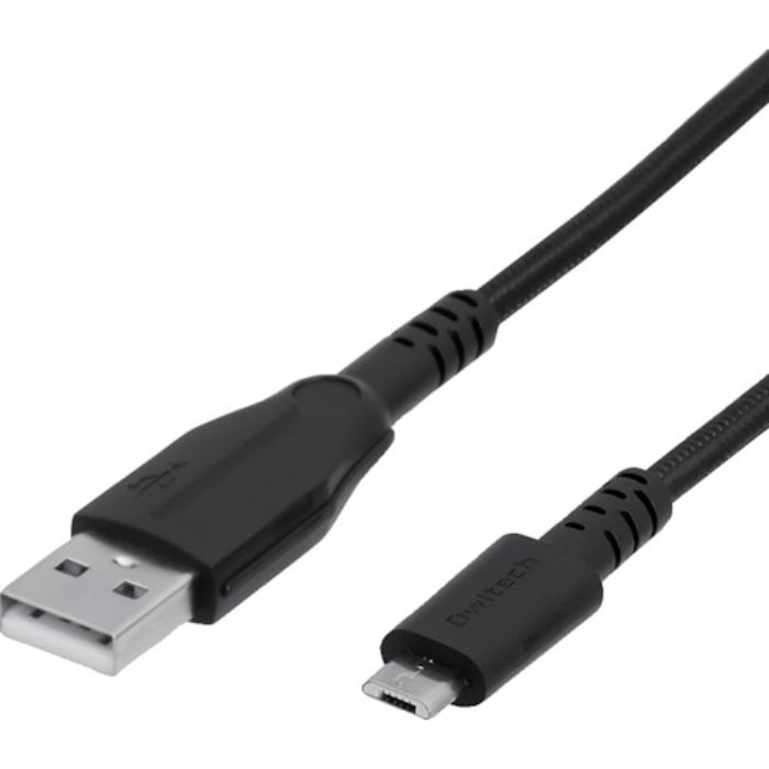 オウルテック microUSBケーブル25万回の屈曲試験をクリア断線に強いブラック200CM(Tcode:2567967)