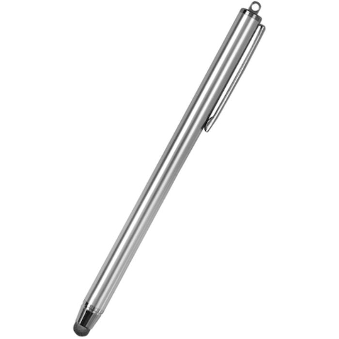 オウルテック ゲームや写真の落書きもスラスラ描ける摩擦に強い導電繊維タイプ  ストラップホール付き タッチペン(Tcode:2615217)