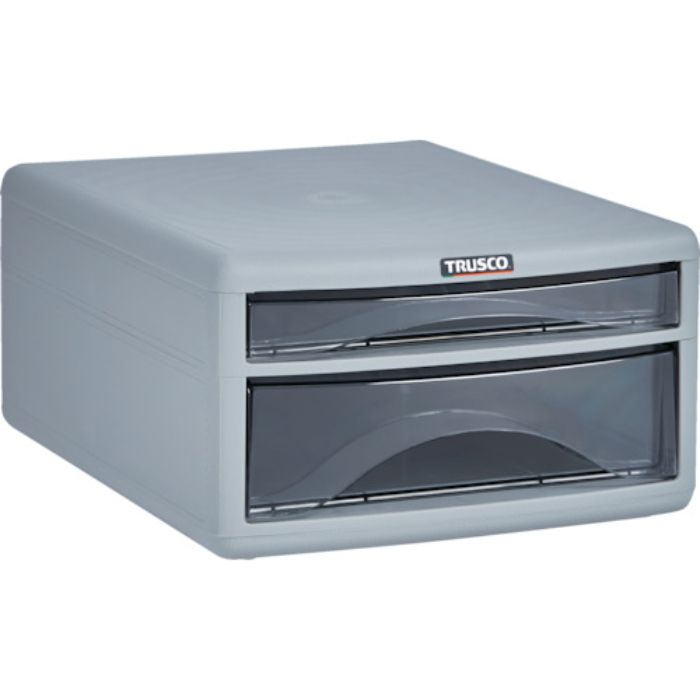 TRUSCO プラスチックレターケース A4浅型1段、深型1段(Tcode:566)