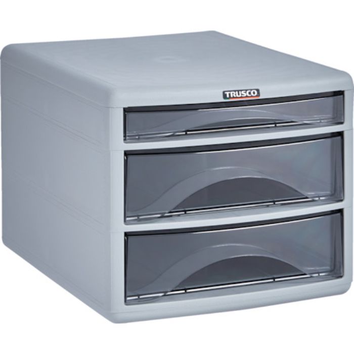 TRUSCO プラスチックレターケース A4浅型1段、深型2段(Tcode:647)