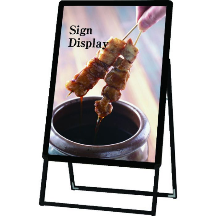 TOKISEI ポスターグリップスタンド看板 屋内用 A型 B2片面ブラック(Tcode:8190865)