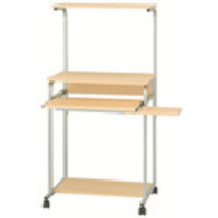 ナカバヤシ 廉価版パソコンラック/ナチュラル木目(Tcode:7242891)