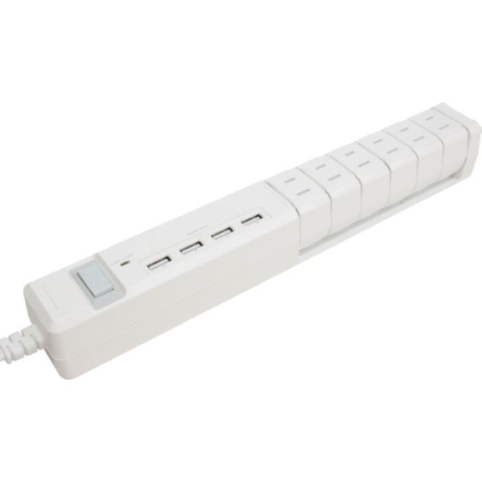 Fargo TAPKING USB AC6個口 4.8A USB4ポート ホワイト