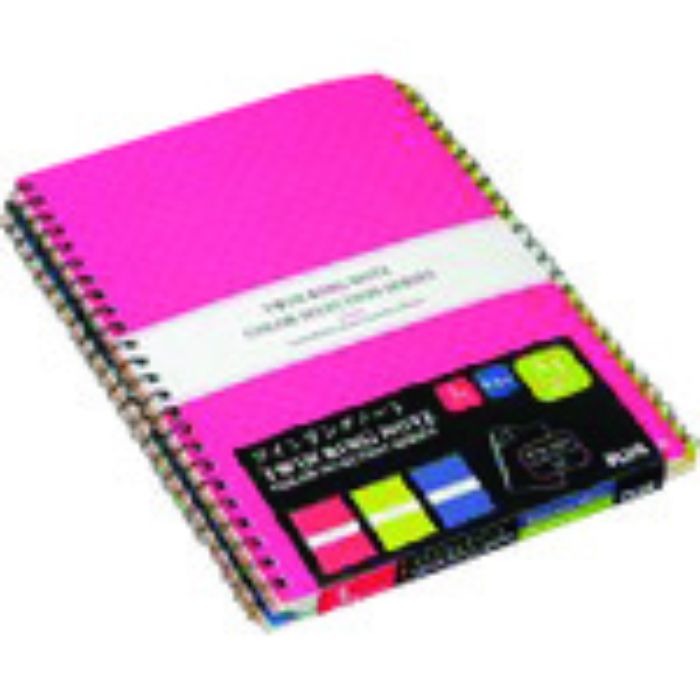 プラス 76804)ツインリング ノート RT-140-3P A5 3冊(Tcode:1969538)