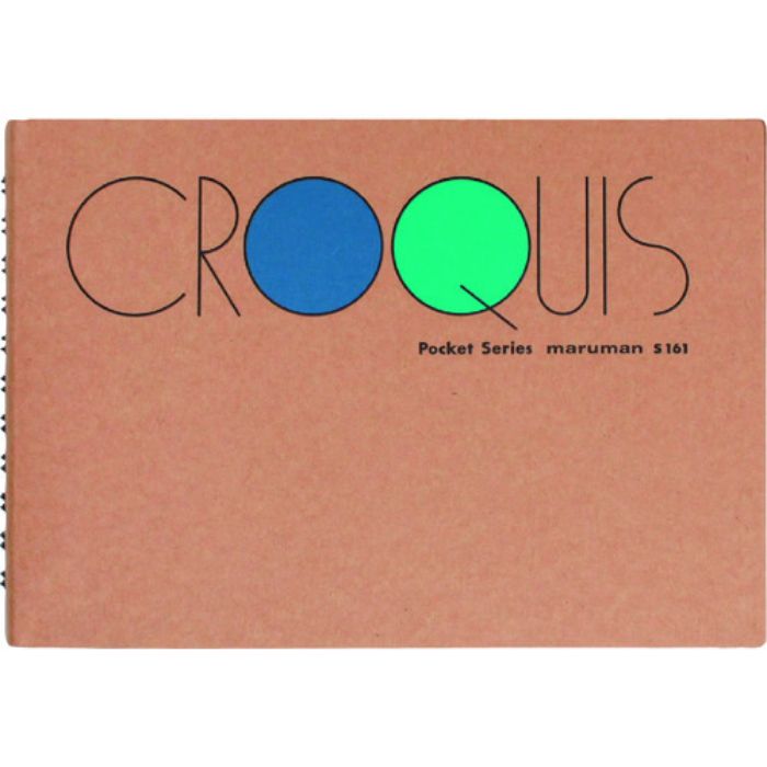 マルマン ノート ポケット判 クロッキー 白クロッキー紙 ポケットサイズ(Tcode:2072927)