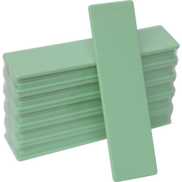 日本統計機 マグネット式片面名札22X82 10個入り緑(Tcode:4639618)