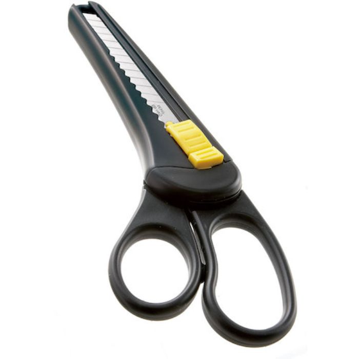 サンスター文具 カッター付ハサミ・BK         (Tcode:5252818)