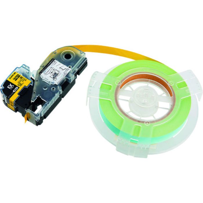 KING JIM 【純正】「テプラ」PROテープ 18mm EX詰替用ロングテープ 黄ラベル/黒文字 長さ45m(Tcode:2066163)