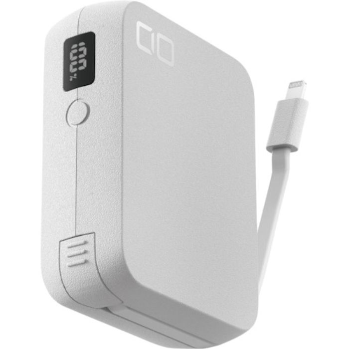 CIO モバイルバッテリー SMARTCOBY Pro CABLE C to Lightning  ホワイト(Tcode:5210297)