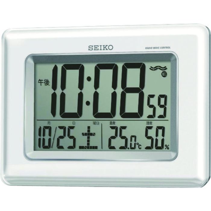 SEIKO 温湿度計付き掛置兼用電波時計(Tcode:8275570)