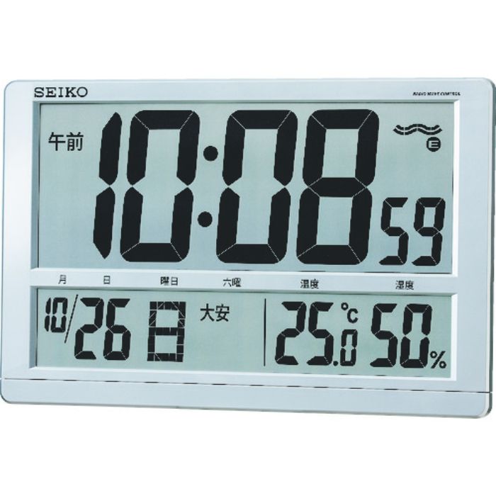 SEIKO 大型液晶電波掛置兼用時計(Tcode:8202560)