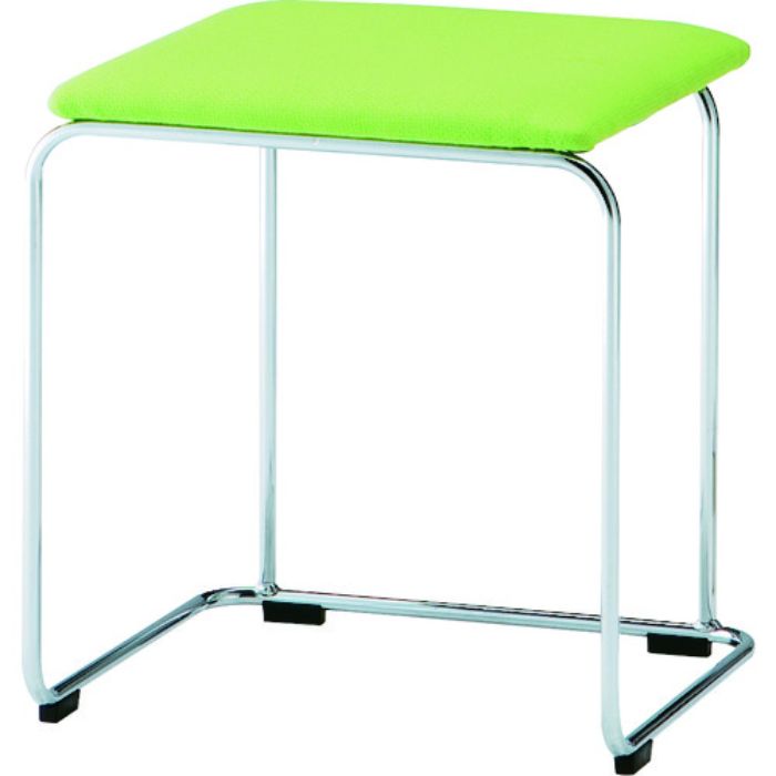 TRUSCO スツール ビニールレザー張 リーフグリーン(Tcode:1613054)