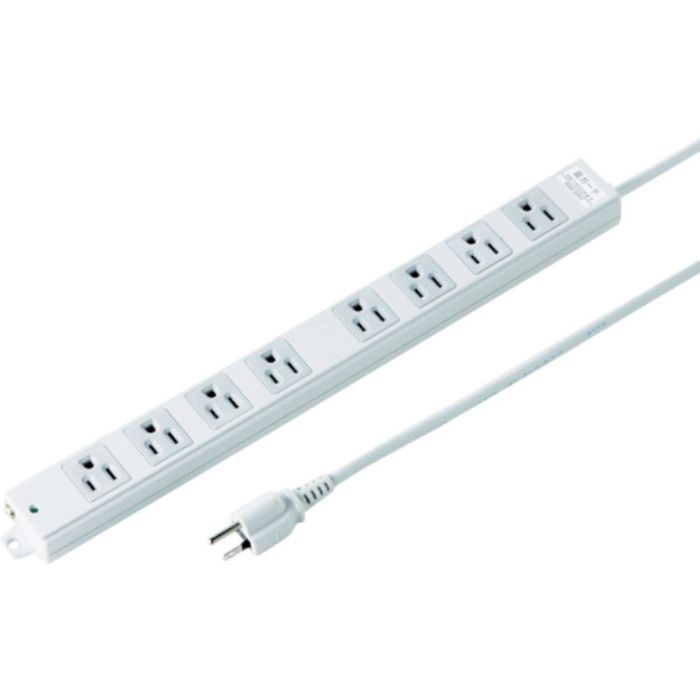 SANWA 工事物件雷ガードタップ ノーマルコンセント 8個口 ケーブル長3m(Tcode:8184048)