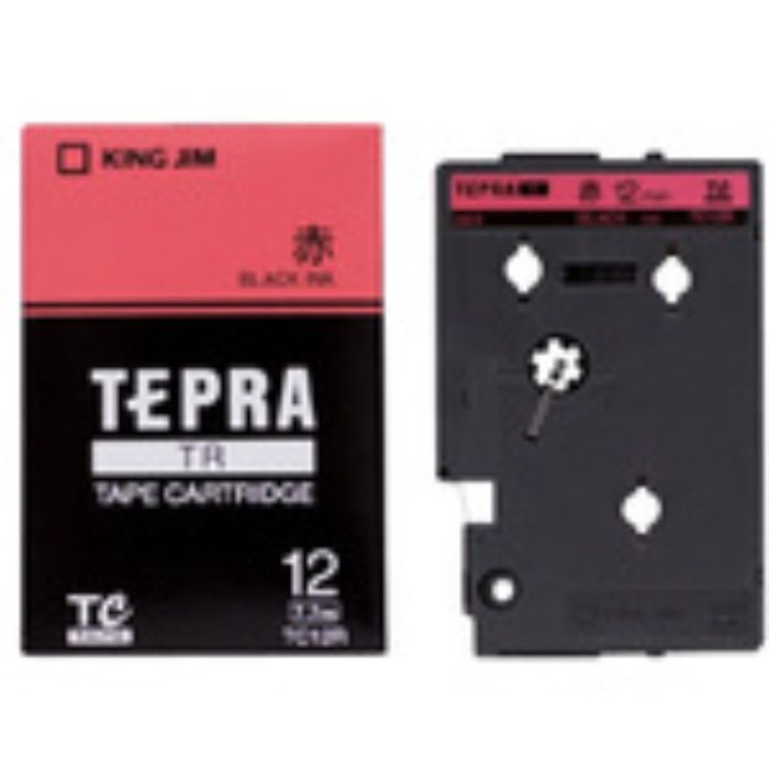 KING JIM テプラTRテ-プカ-トリッジ テープ色:赤 文字色:黒(Tcode:1311496)