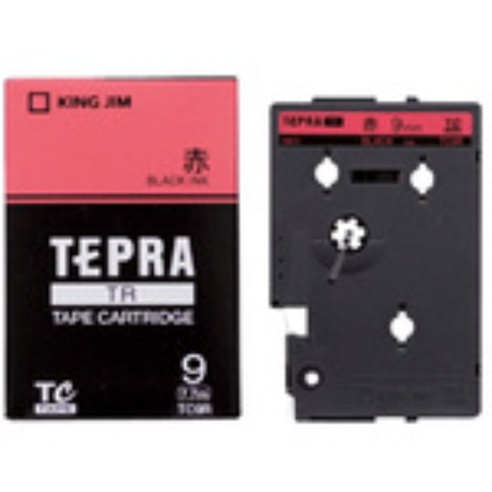 KING JIM テプラTRテ-プカ-トリッジ テープ色:赤 文字色:黒(Tcode:1311581)