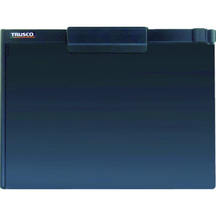 TRUSCO ペンホルダー付クリップボード A4横 黒(Tcode:7672802)